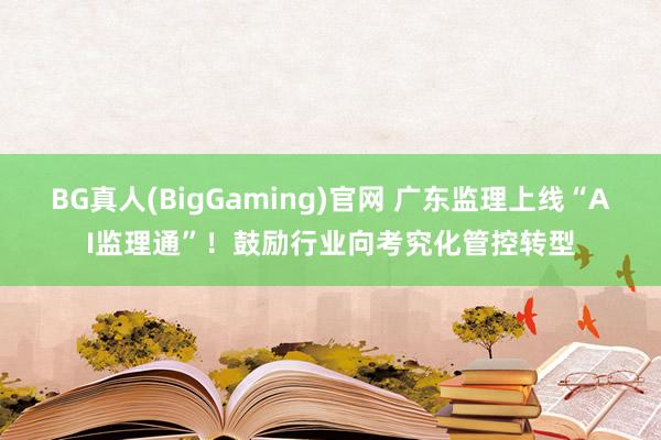 BG真人(BigGaming)官网 广东监理上线“AI监理通”！鼓励行业向考究化管控转型