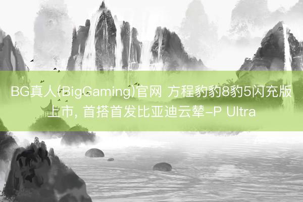 BG真人(BigGaming)官网 方程豹豹8豹5闪充版上市， 首搭首发比亚迪云辇-P Ultra