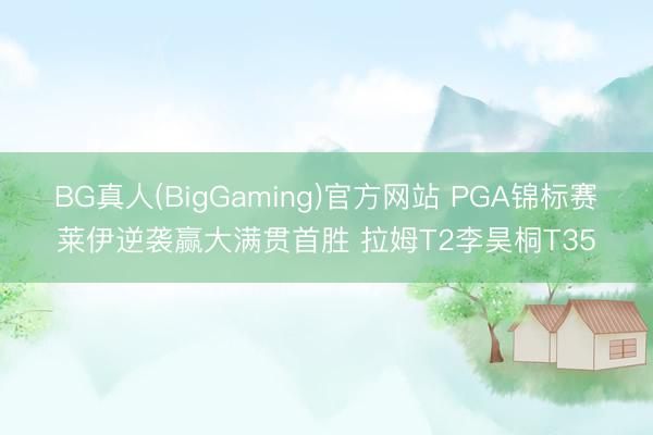 BG真人(BigGaming)官方网站 PGA锦标赛莱伊逆袭赢大